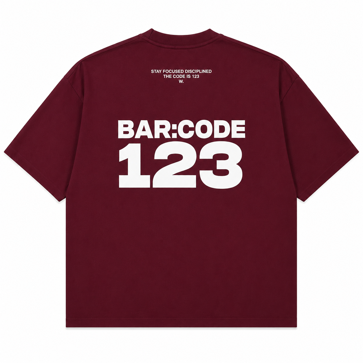 T-SHIRT BOXY « BAR:CODE 123 »