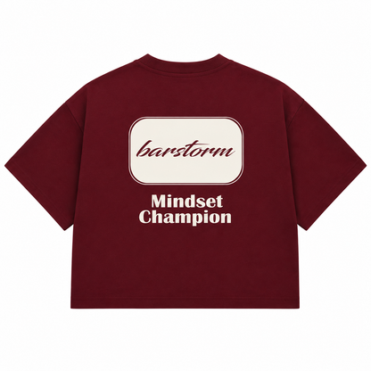 T-SHIRT BOXY « MINDSET CHAMPION »
