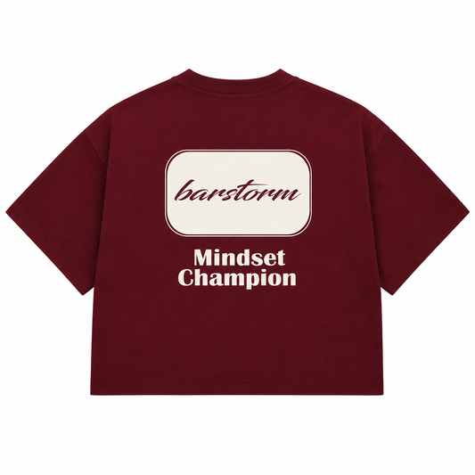 T-SHIRT BOXY « MINDSET CHAMPION »