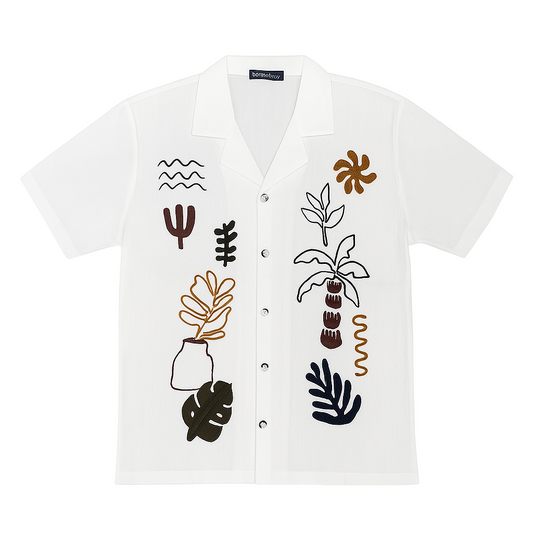 CHEMISE BRODERIE CACTUS