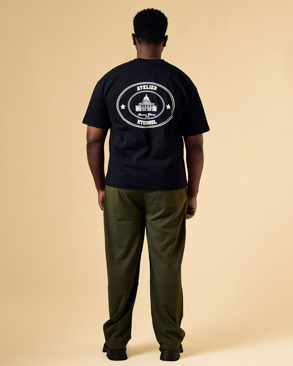 PANTALON « TECHNICAL EMBROIDERED COTON »