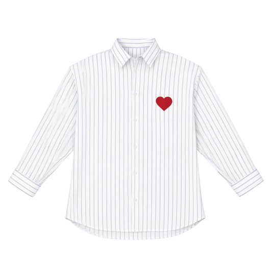 CHEMISE À RAYURE - COEUR SIGNATURE