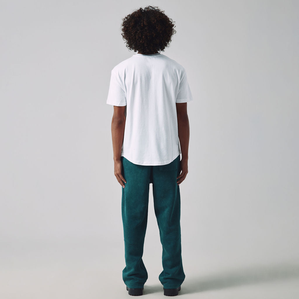 JOGGING DÉLAVÉ À SURPIQURE